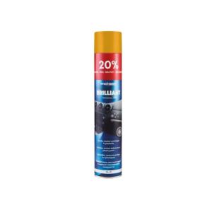 Fra-Ber Brilliant Aerosol Plastik, Vinil Ahşap İçin Koruyucu Cila 750ML