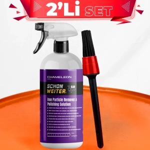 Schön Weiter - Iron Particle Remover & Polishing Solution (Demir Tozu Giderici ve Parlatma Solüsyonu) + Detay Fırça KAMPANYALI