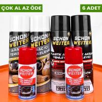 Schön Weiter 2 Adet Klima Bombası + 2 Adet Araç İçi Köpüğü + 2 Adet Plastik Aksam Yenileyici 