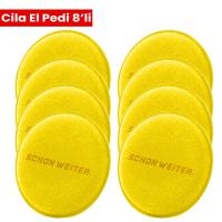 Schön Weiter İtal Cila El Pedi Süngeri 8'li Paket (Sarı Renk)